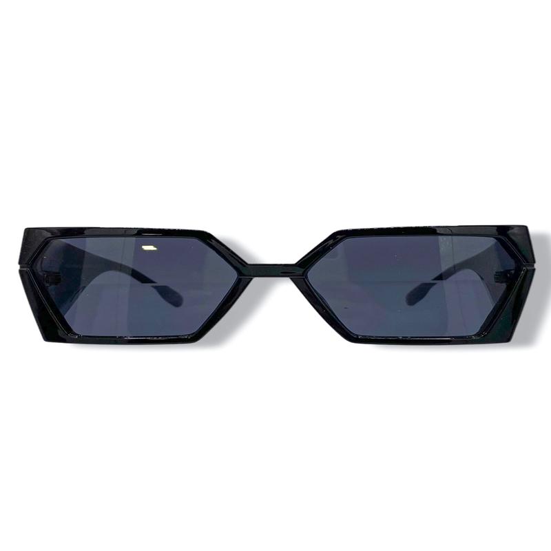 Blocking You Out Black Sunglasses