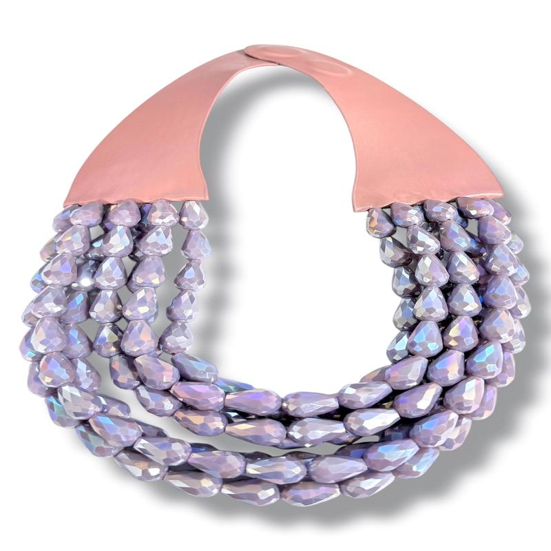 Full Investment Lavender Layer Necklace