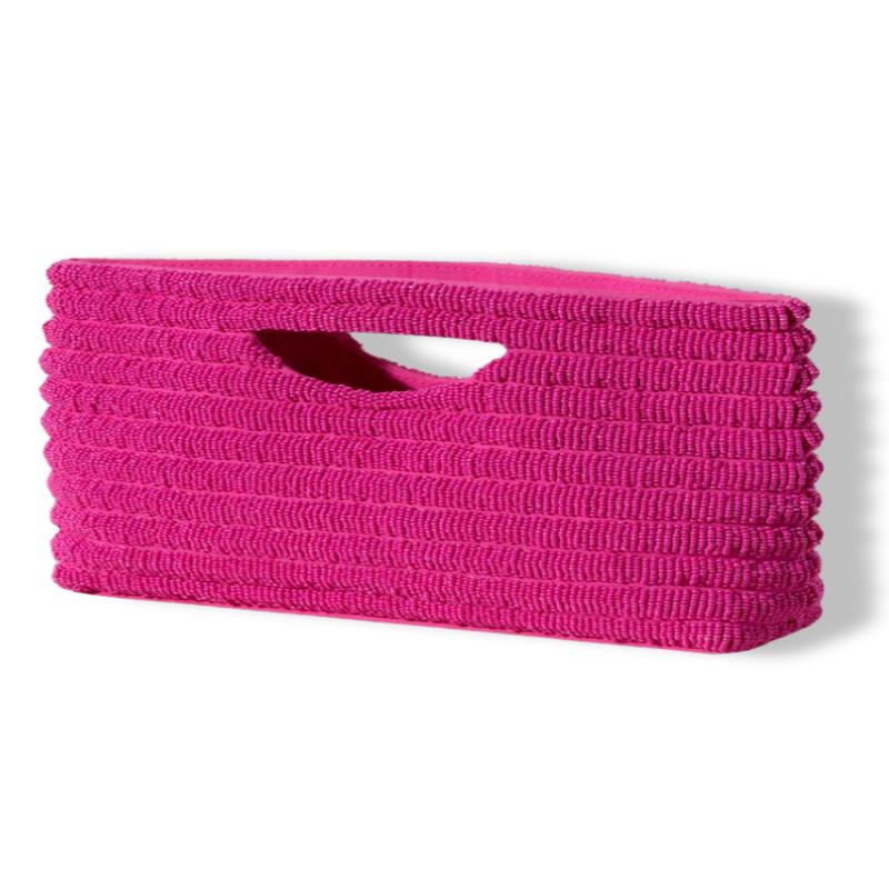 Josie Pink Beaded Clutch - FINAL SALE
