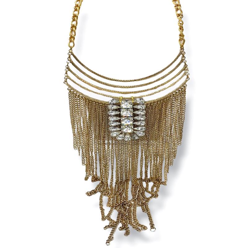 Made In The Deep South 1940s Dress Clip 1970s Necklace