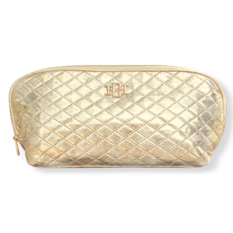 Caroline Hill Capri Large Champagne Pop Coated Cosmetic Pouch