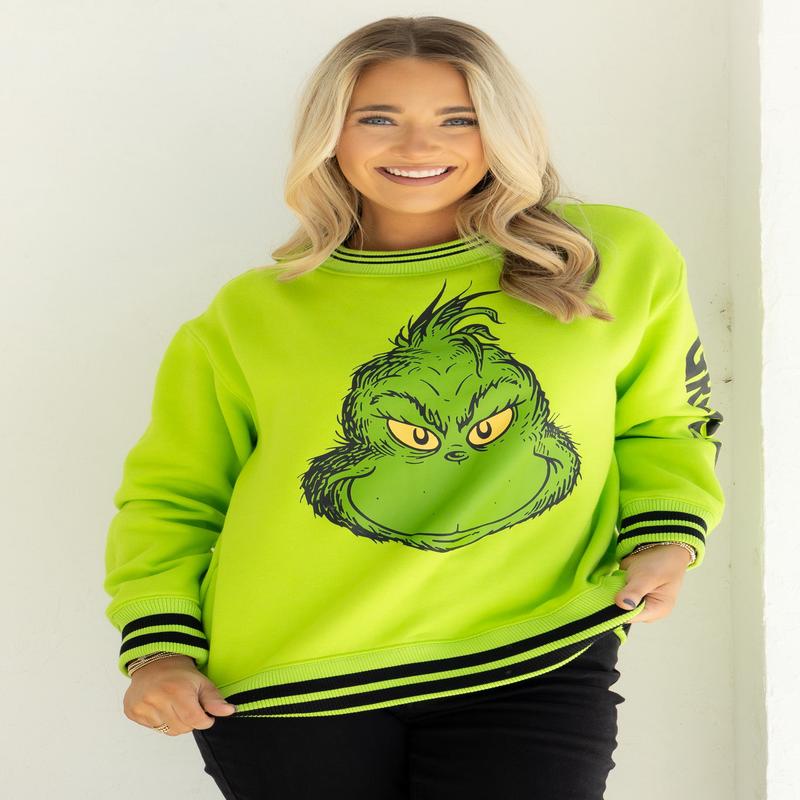 DOORBUSTER TWT Grinch Green Long Sleeve Sweatshirt