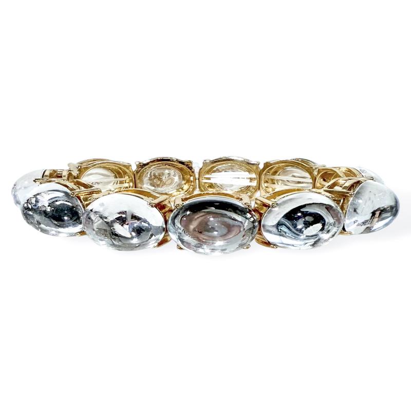 Elegant Look Clear Stretch Bracelet