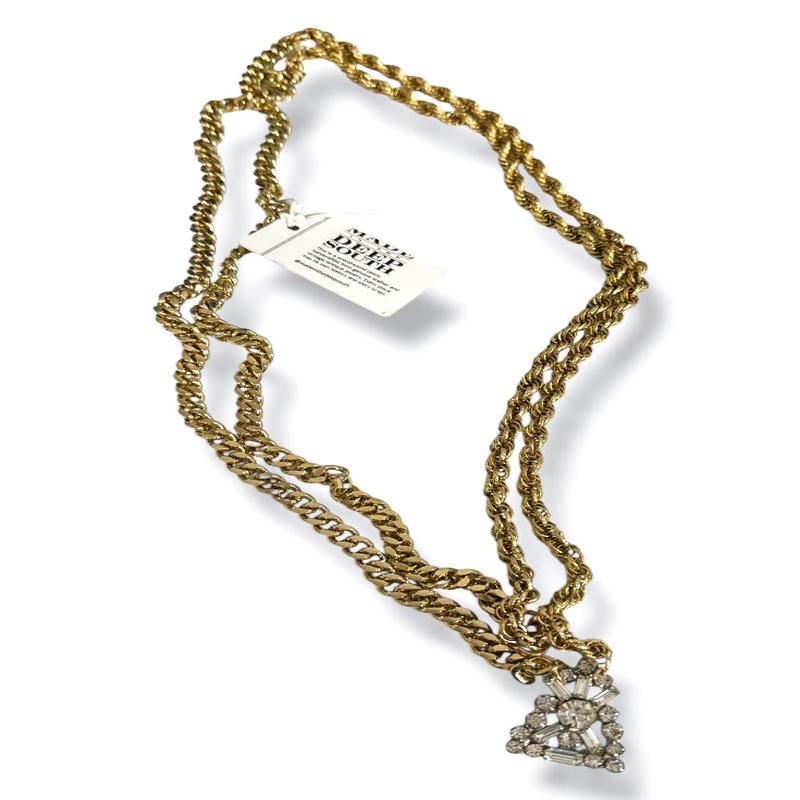 Made in the Deep South 1940s Brooch 1970s Necklace