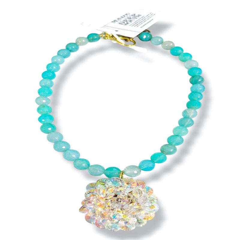 Made in the Deep South 1950s Brooch 1960s Agate Necklace