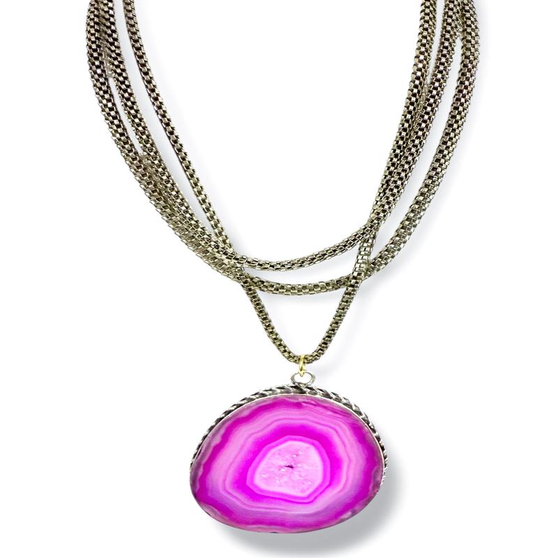 Made in the Deep South 1970s Agate 1970s Necklace