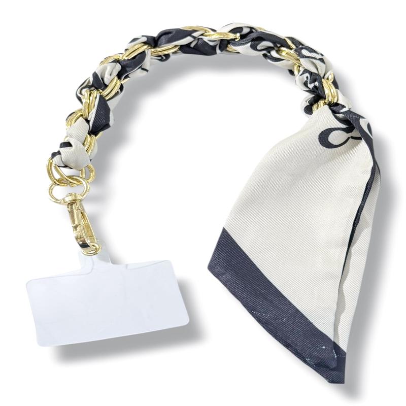 On Guard Scarf Oval Chain Phone Strap