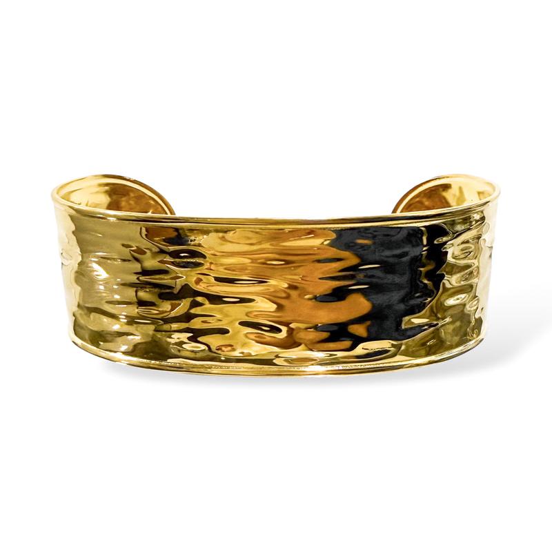 Out The Gates Wide & Textured Cuff Bracelet