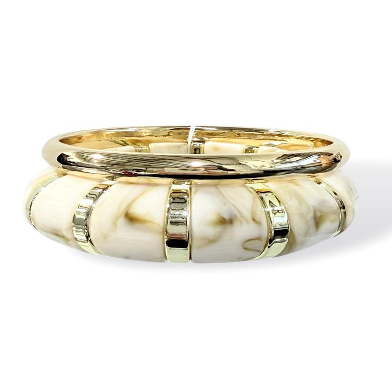 Play The Game Acrylic Stretch and Bangle Bracelet Set