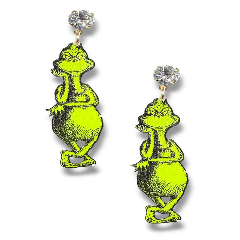 Taylor Shaye The Green Man Earrings