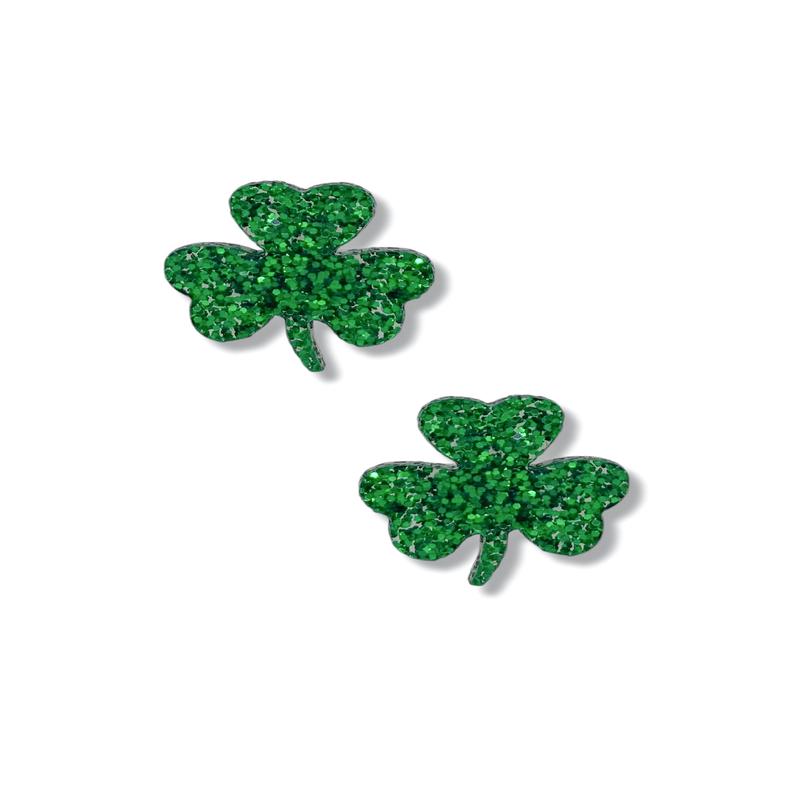 A Lucky Pick Clover Stud Earrings