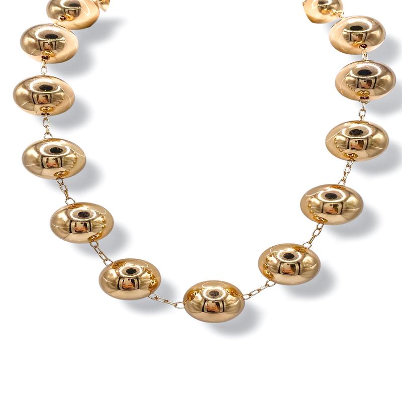 Connected To You Gold Beaded Statement Necklace *Final Sale*