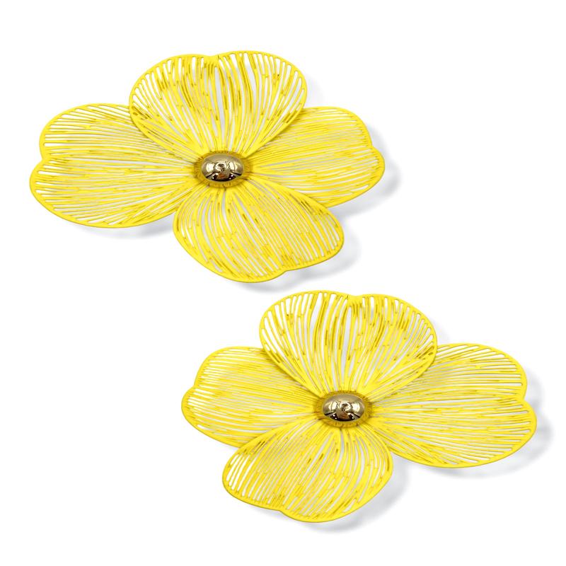 Give Her Flowers Yellow Earring *Final Sale*