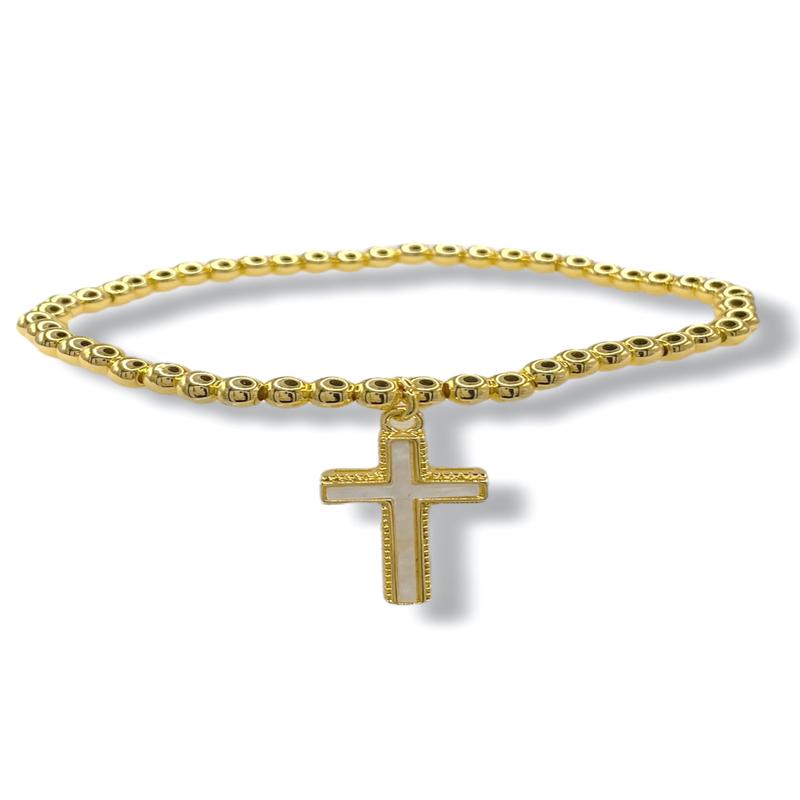 Marie Cross Charm Bracelet *Final Sale*