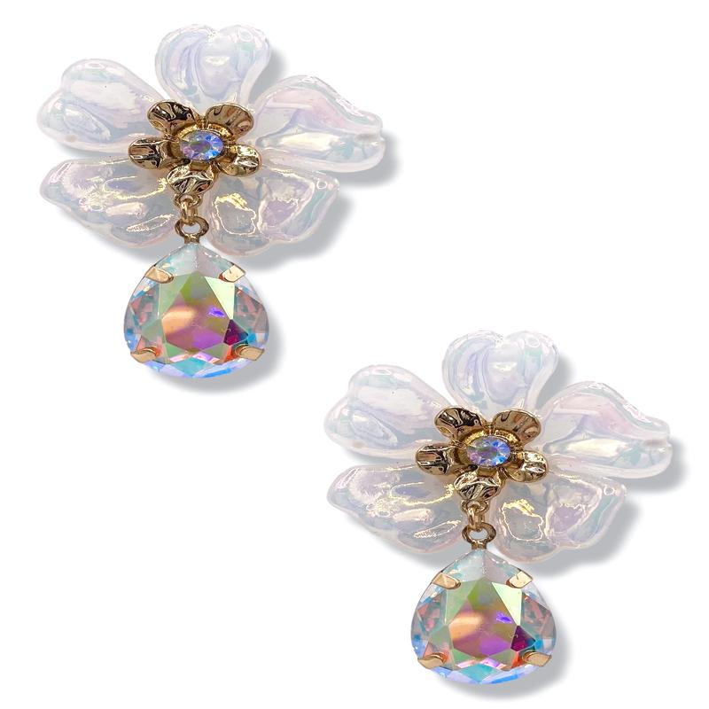 Ruth Flower Drop Earrings *Final Sale*