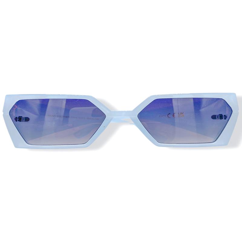 Blocking You Out Blue Sunglasses