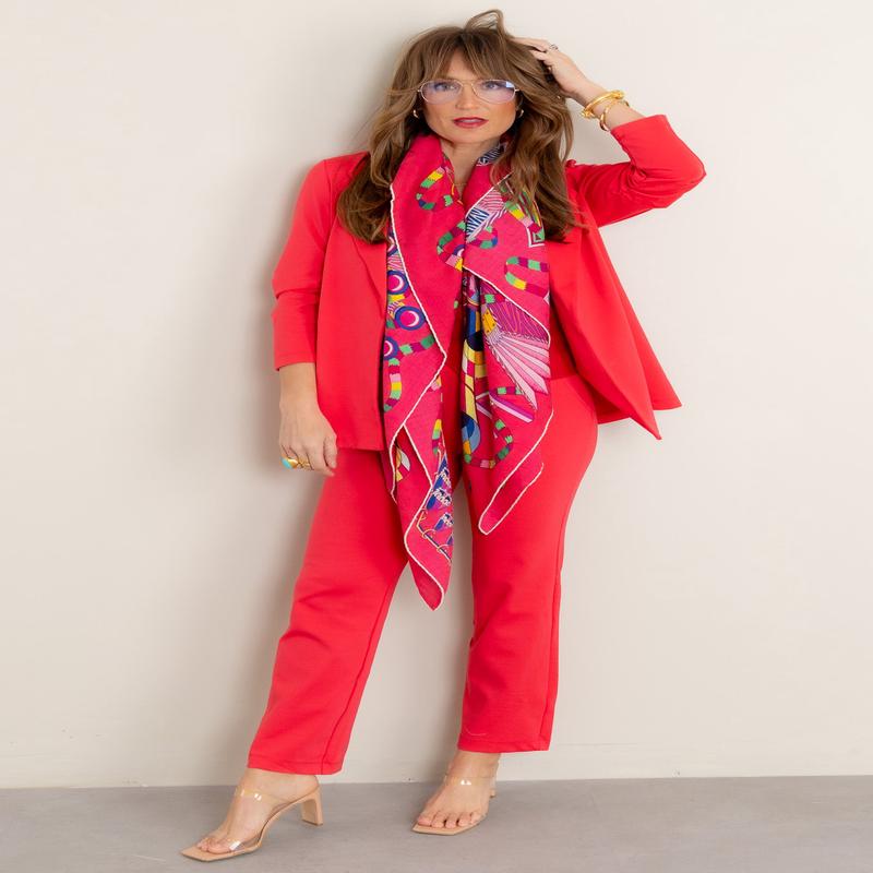 Madison Long Sleeve Coral Blazer *Final Sale*