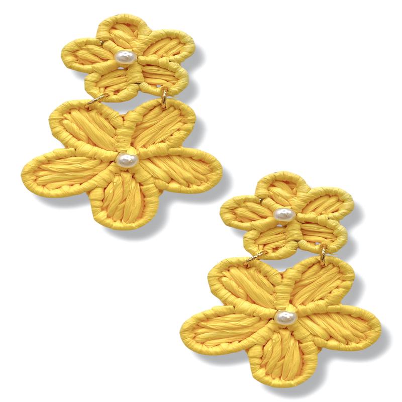 Pocket Full OF Sunshine Flower Drop Earrings *Final Sale*