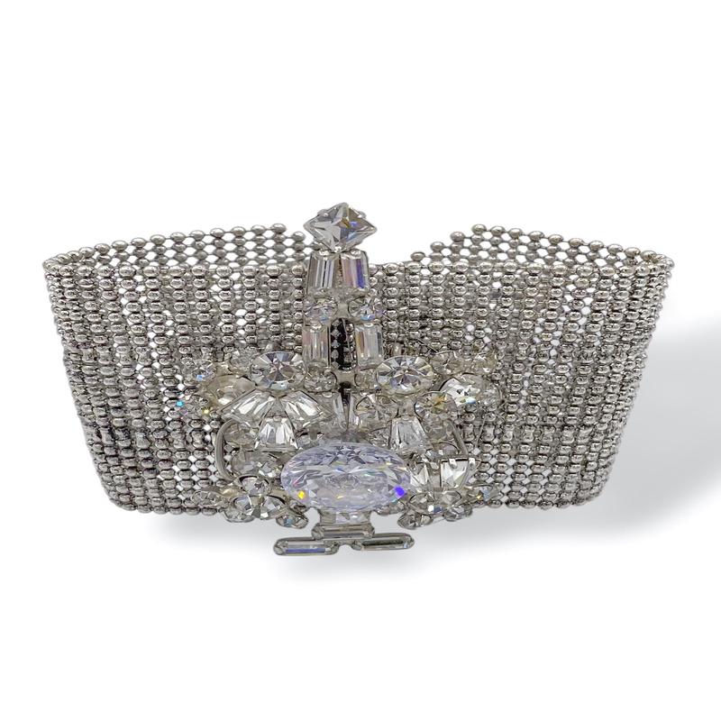 Rockstar In Rome 50s Silver Cuff Bracelet