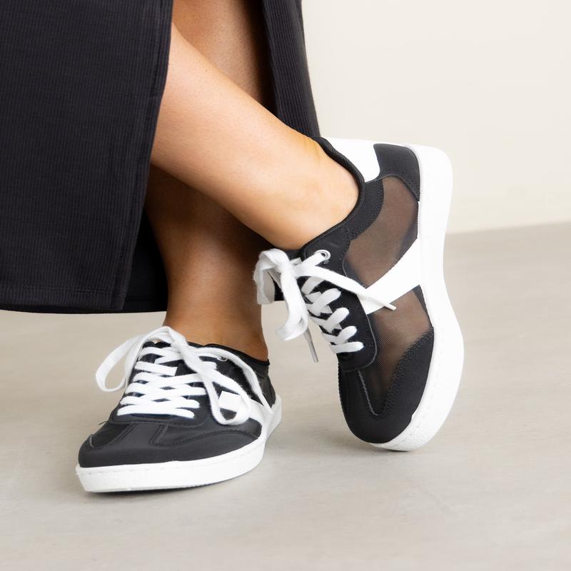 Sunstar Black Mesh Sneaker - FINAL SALE