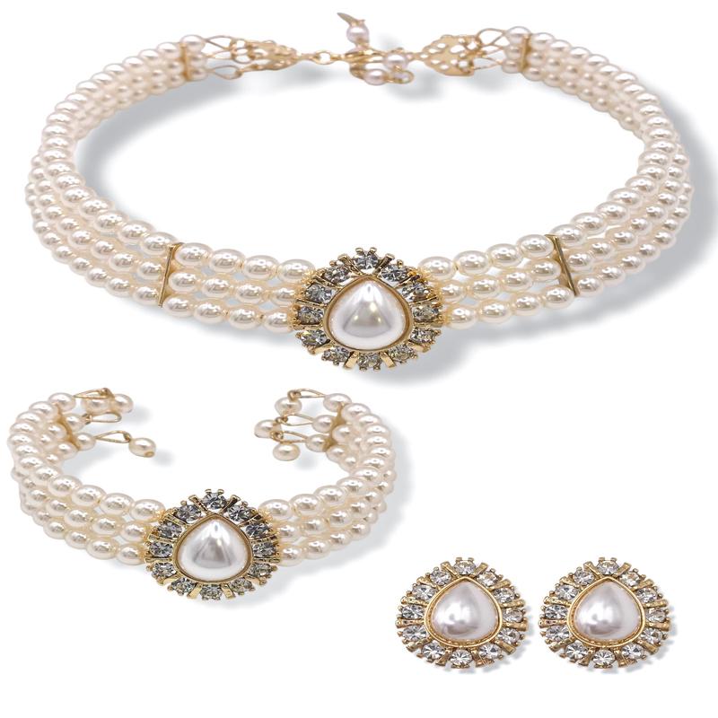 Annabella Necklace, Bracelet, Earring Set - FINAL SALE