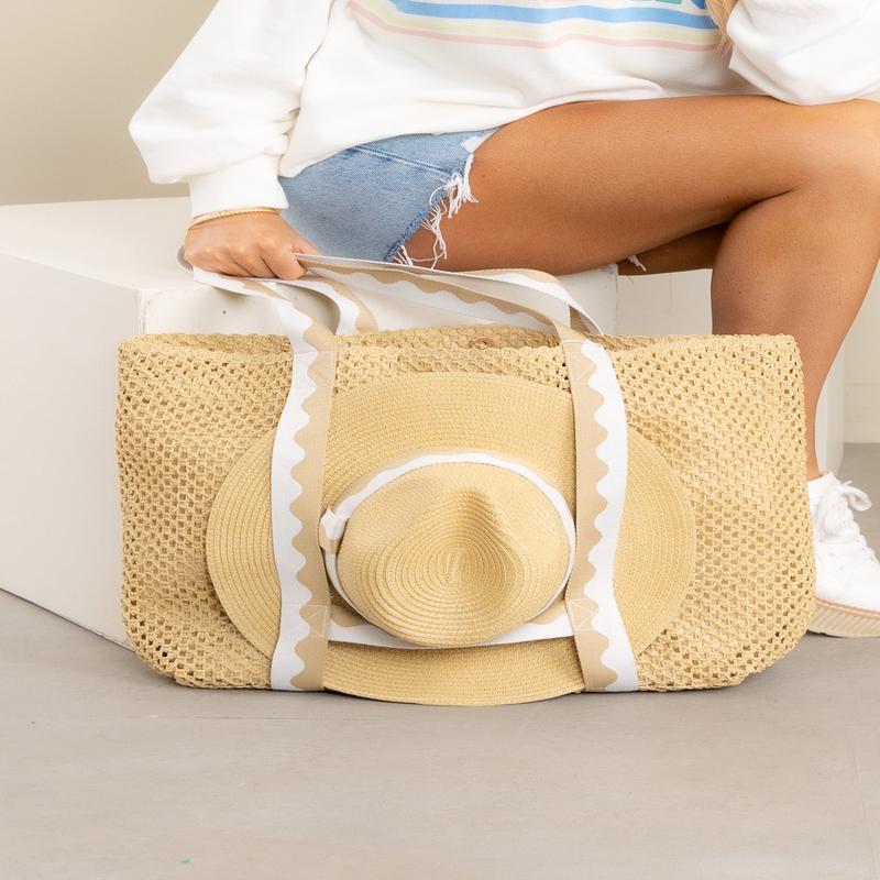 Antigua Tote/Hat Sand Set *Final Sale*