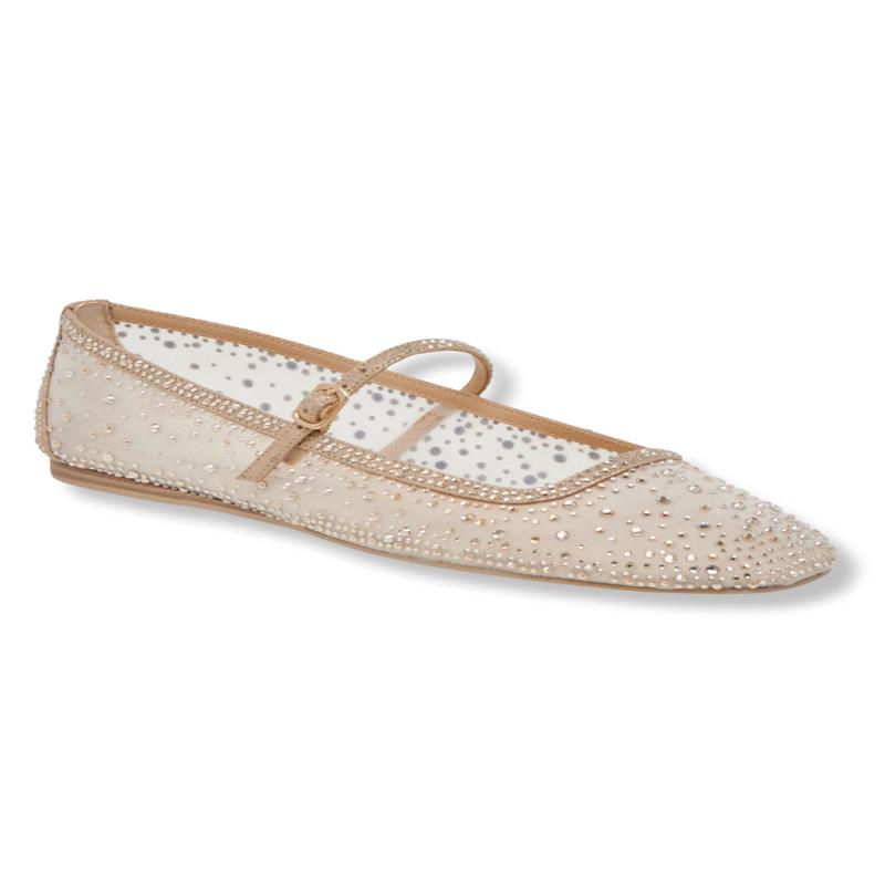 Dolce Vita Reyes Crystal Gold Mesh Flats *Final Sale*