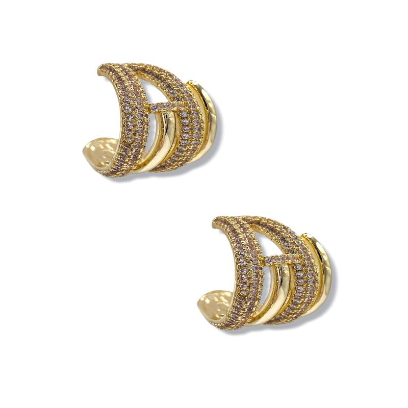 Harper Gold Hoop Earrings *Final Sale*