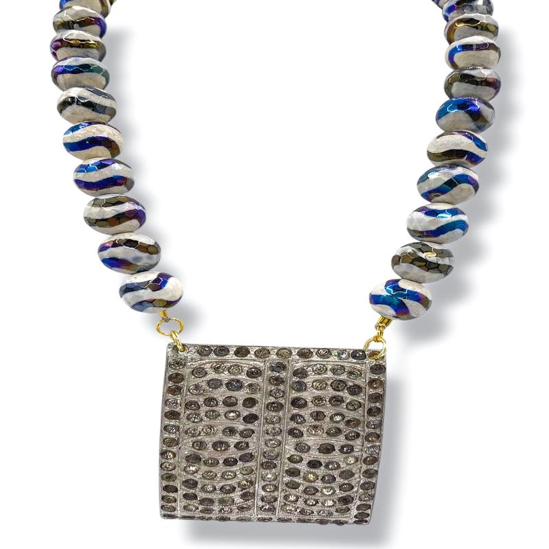 Made In The Deep South 1940s Art Deco Shoe Clip Necklace