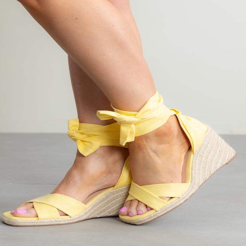 Matisse Bonaire Yellow Wedges *Final Sale*