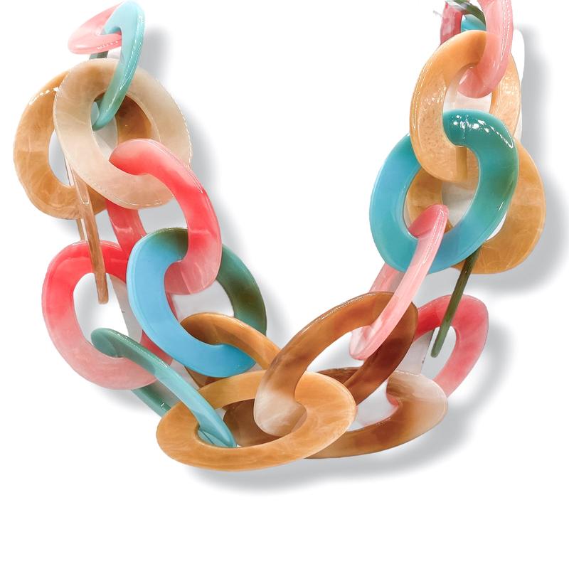 Out In The Open Multi Oval Link Layer Necklace