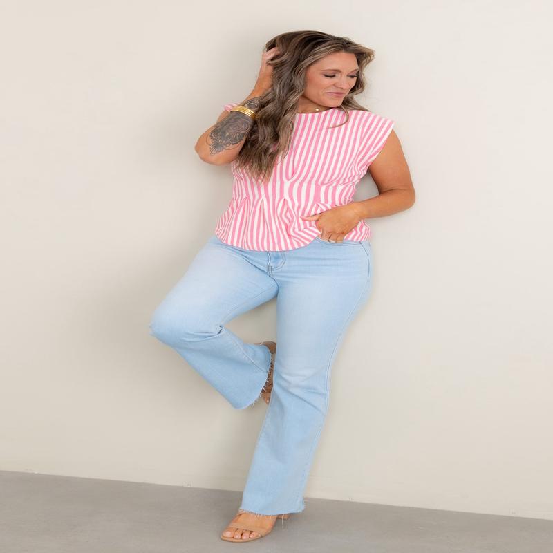 Palm Springs Pink Sleeveless Top