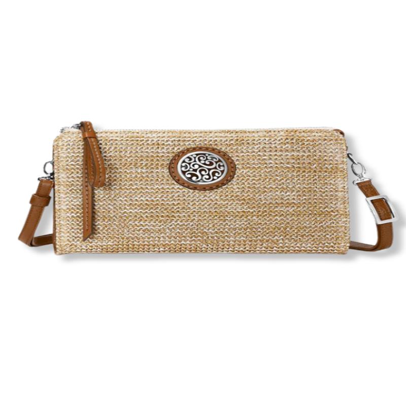 Brighton Contempo Straw Pouch Bag
