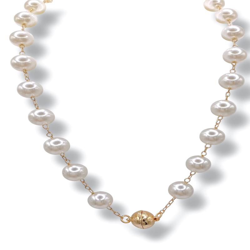 Connected To You Cream Mini Chain Necklace