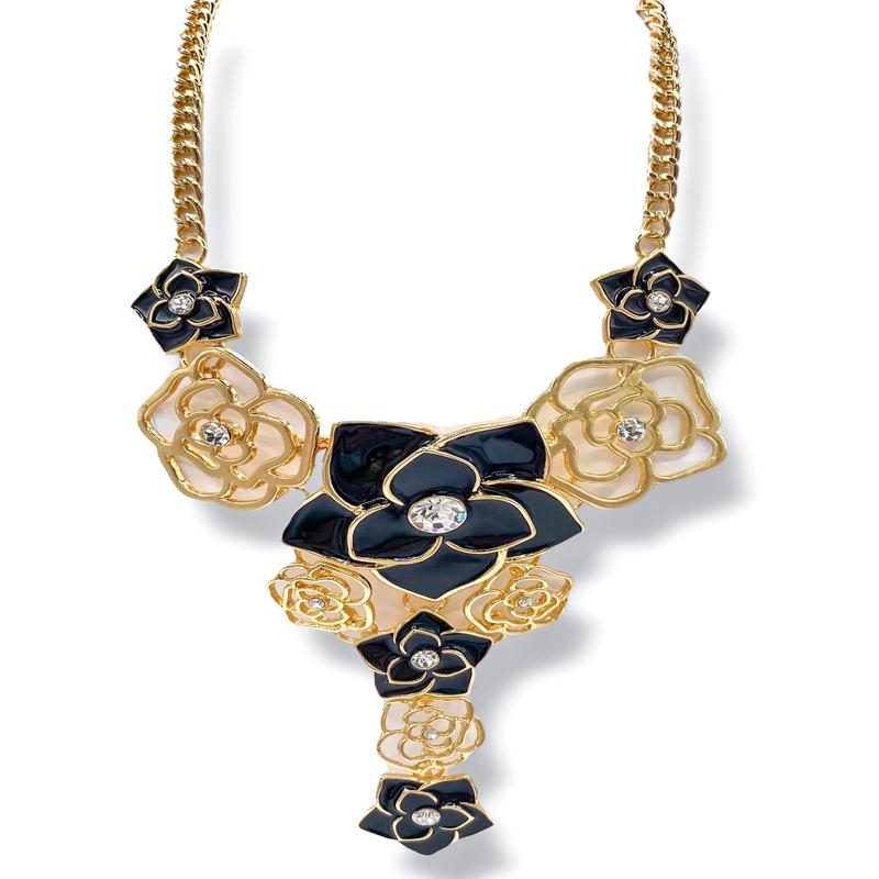 Perfect Feature Flower Statement Necklace *Final Sale*