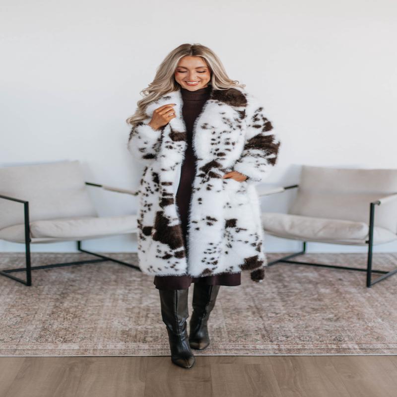 Chauntelle Faux Fur Coat