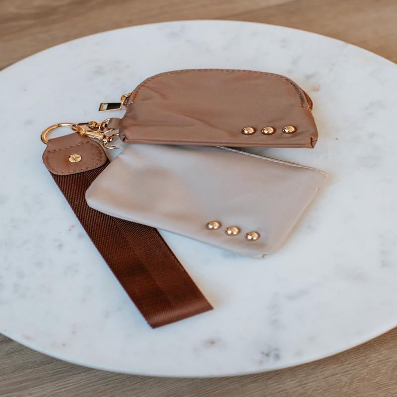 Dania Dual Wristlet - Mocha