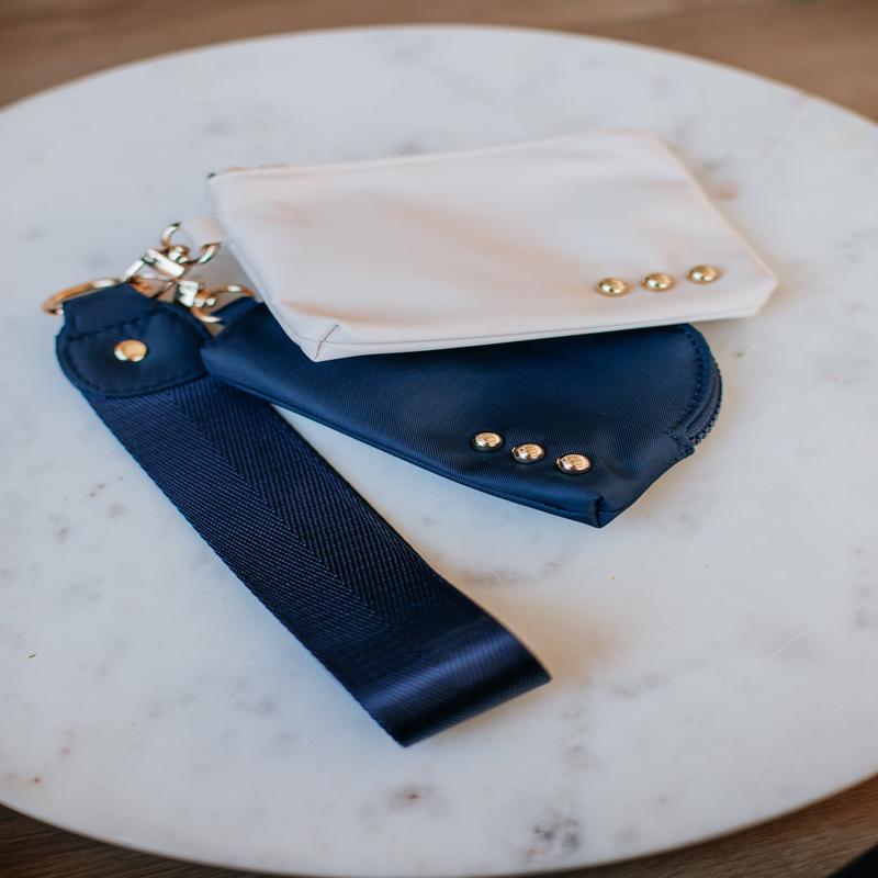 Dania Dual Wristlet - Navy
