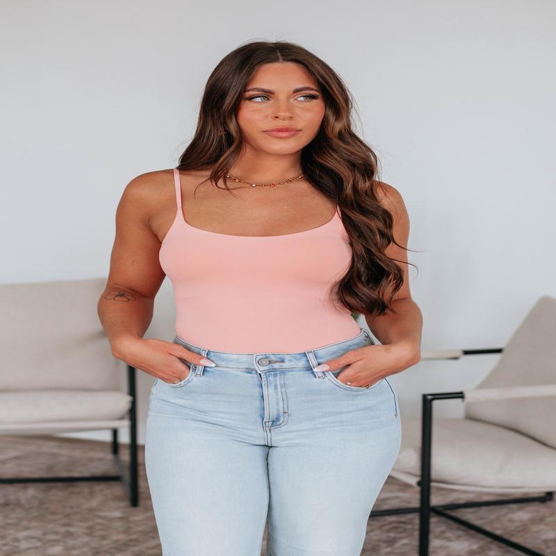 Double Take Bodysuit - Pink Petal