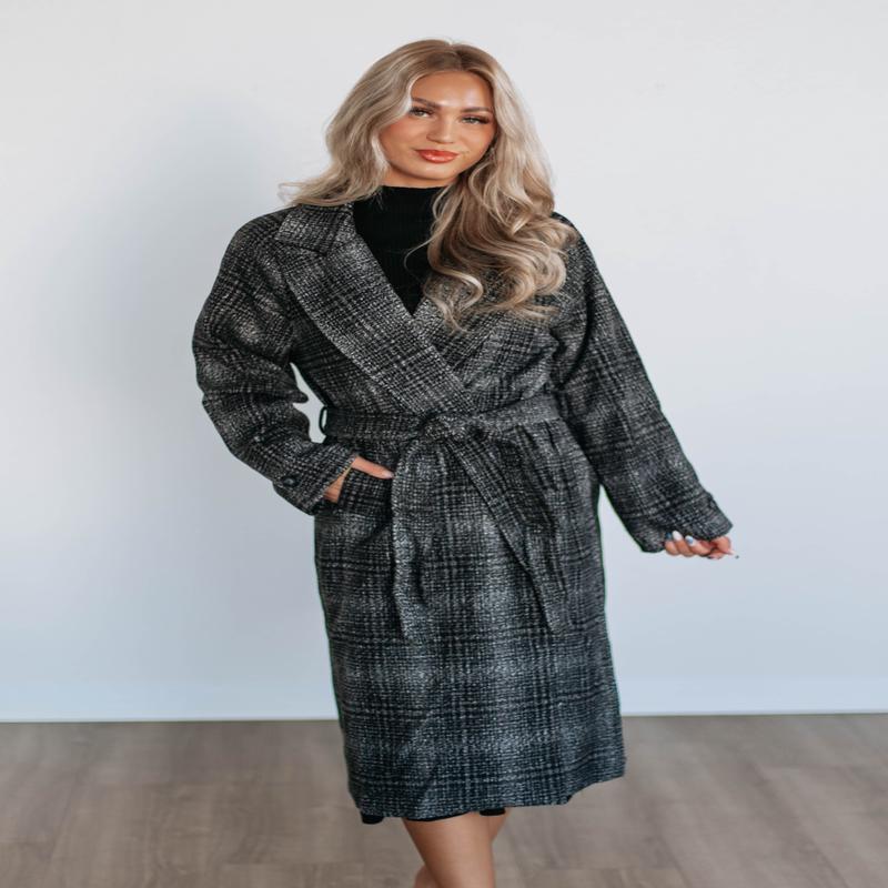Holloway Plaid Coat