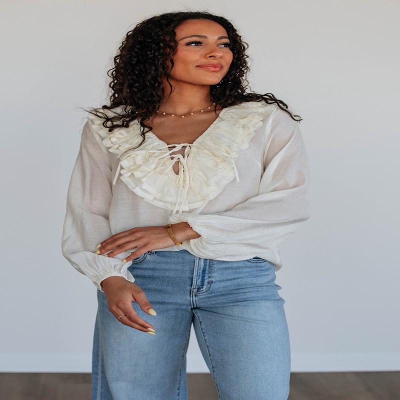 Kamilla Blouse - Ivory