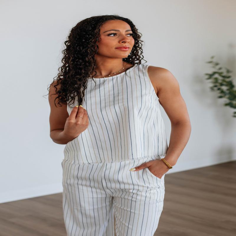 Reyna Striped Top