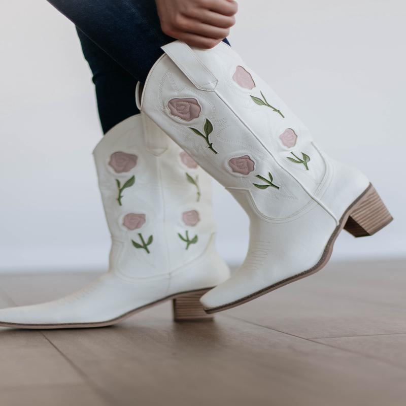 Floral Affair Cowgirl Boots
