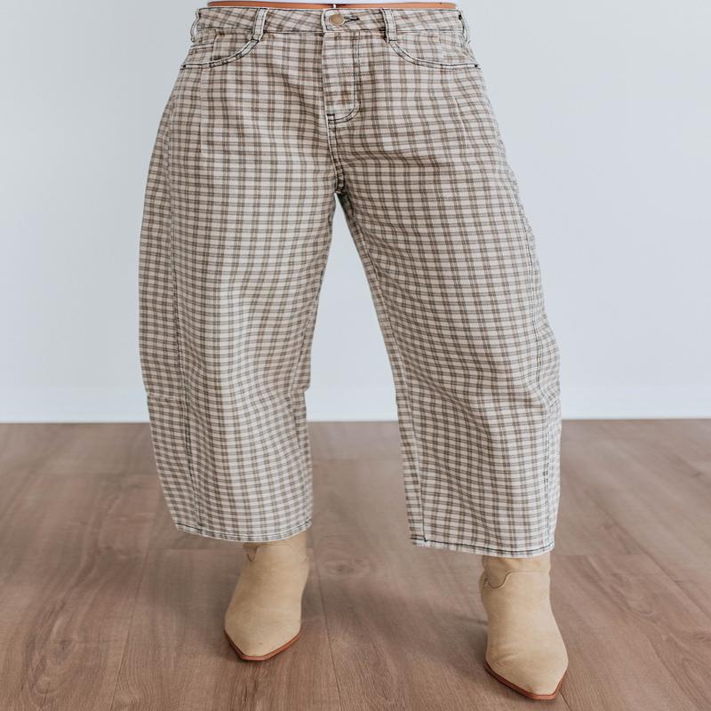 Mel Checkered Pants
