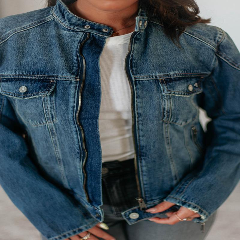 Rebel Hidden Denim Jacket - Havoc