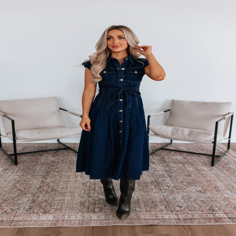 Shawna Denim Dress