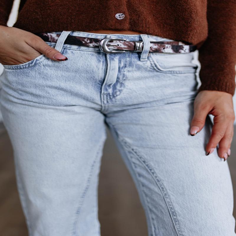 Spotted & Stunning Belt - Chocolate