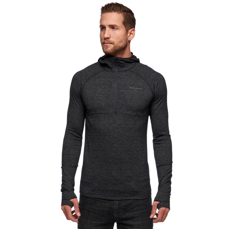 Men's Solution 150 Merino Baselayer Crew Half Zip Hoody