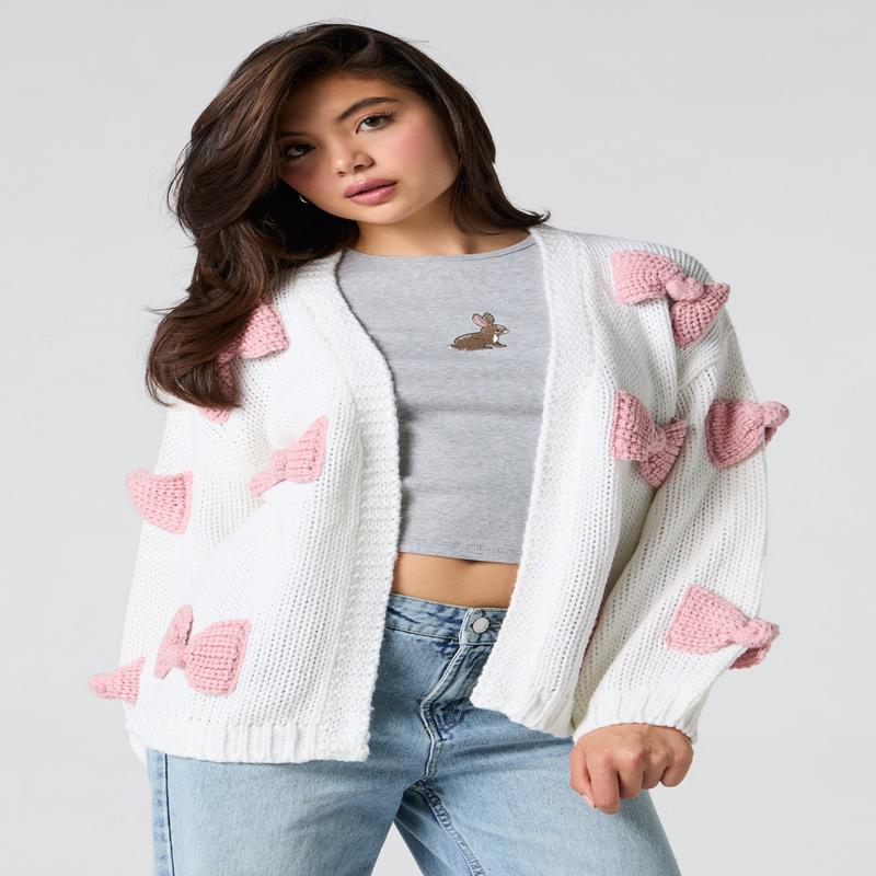 3D Knit Cardigan
