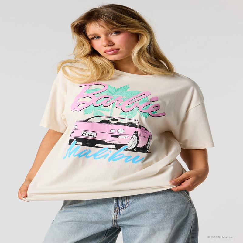 Barbie Malibu Graphic Boyfriend T-Shirt